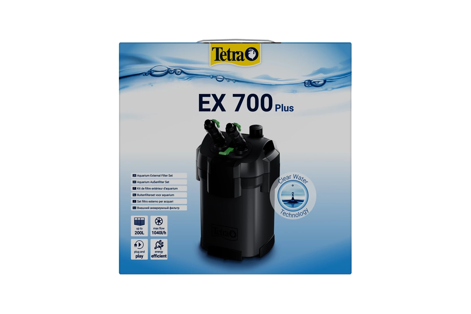 Tetra EX 700 Plus II- külsőszűrő 100 - 200 L -ig EX 700 TT302747