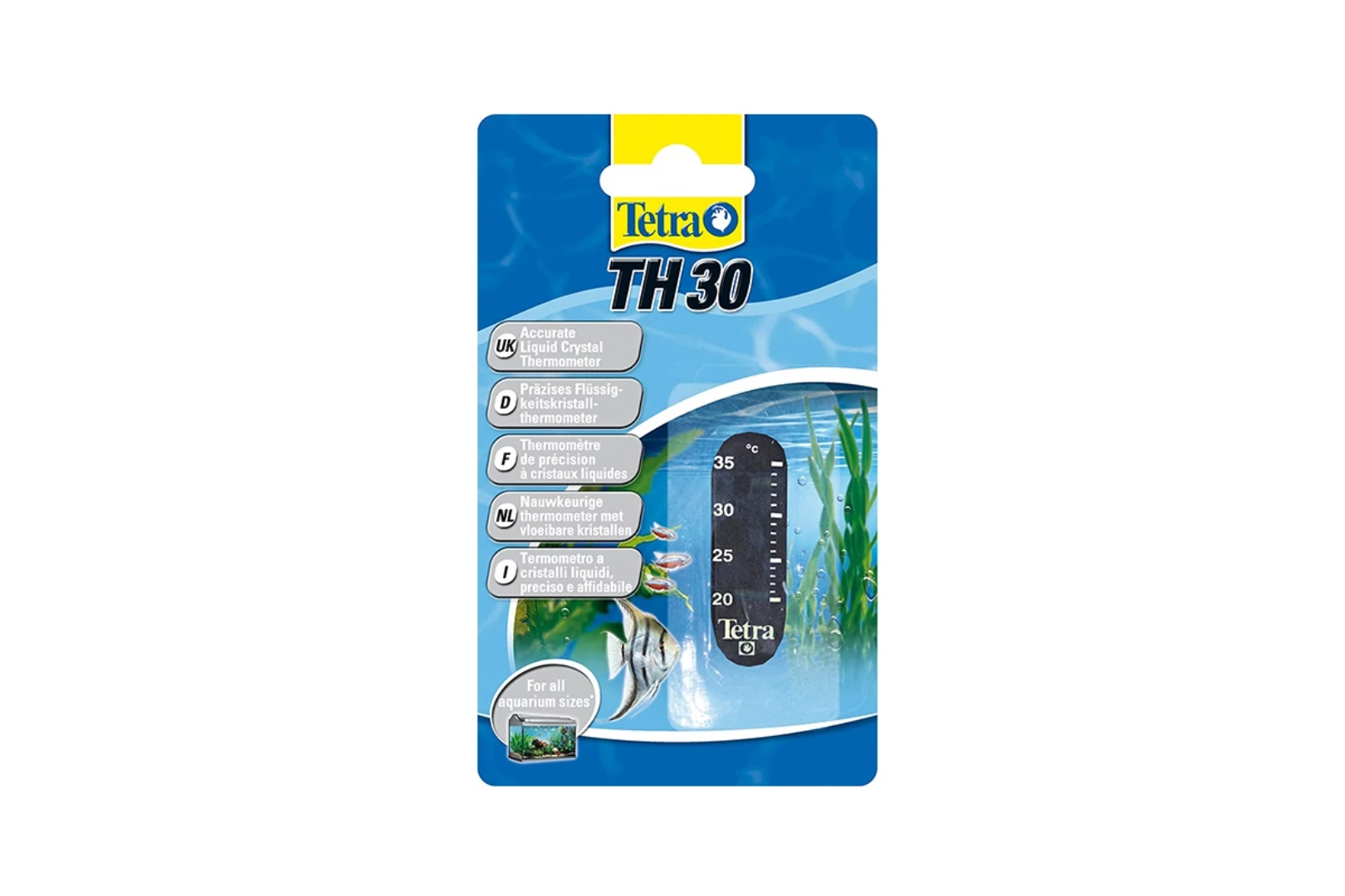 Tetra TH30 öntapadós folyadékkristályos hőmérő fokonkénti mérési lehetőség TT753693